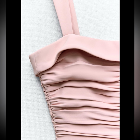 DRAPED BALLOON MINI DRESS - Picture 7 of 16